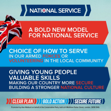 National Service poster
